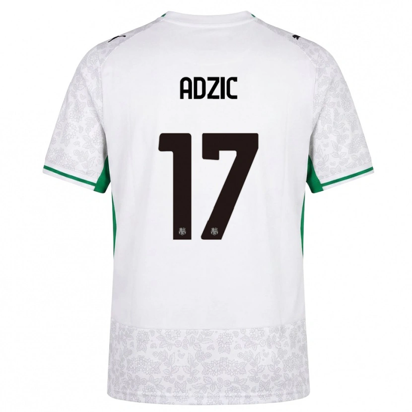 Danxen Homem Camisola Vasilije Adžić #17 Verde Preto Branco Alternativa 2026/27 Camisa