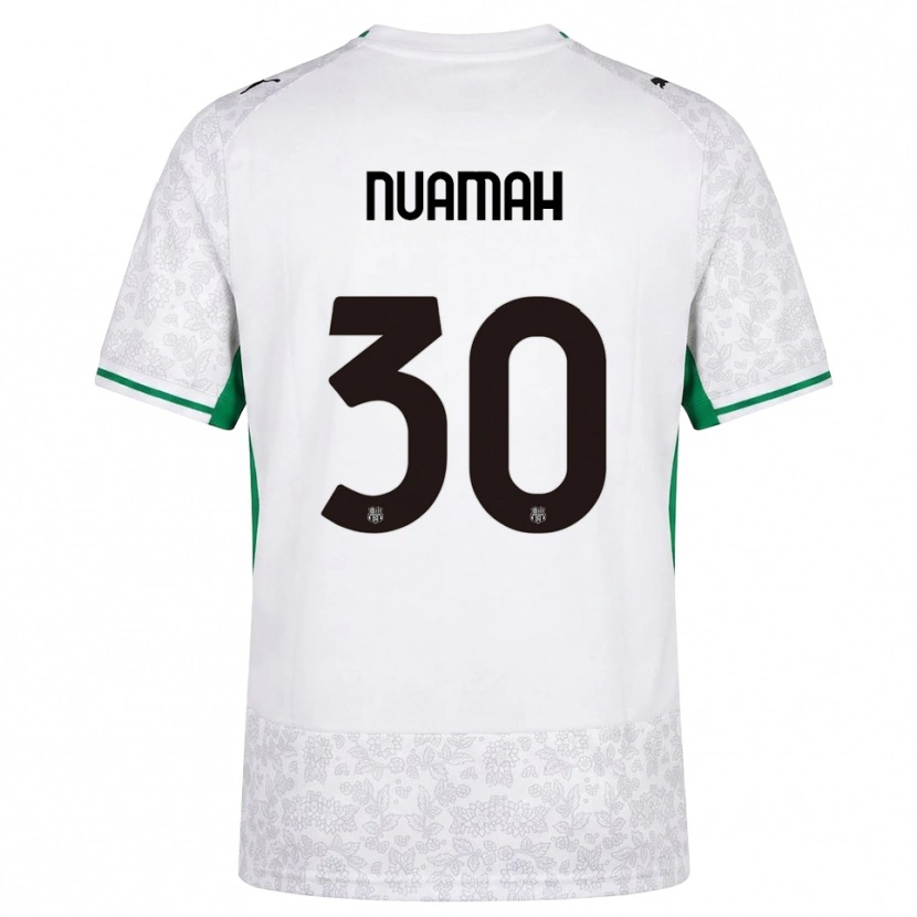 Danxen Homem Camisola Patrick Nuamah #30 Verde Preto Branco Alternativa 2026/27 Camisa