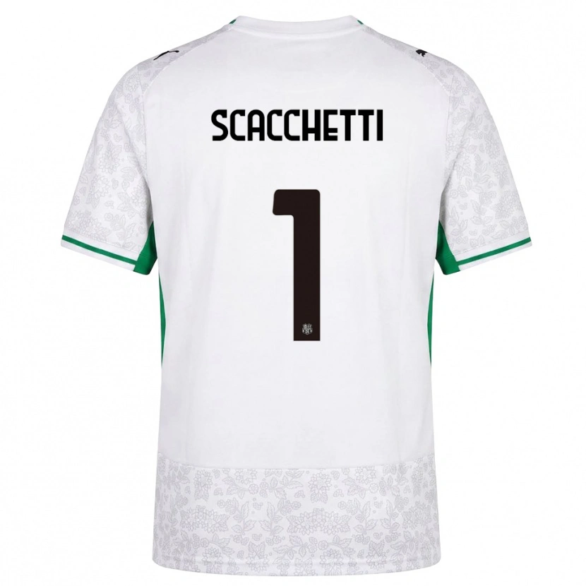 Danxen Homem Camisola Alessandro Scacchetti #1 Verde Preto Branco Alternativa 2026/27 Camisa