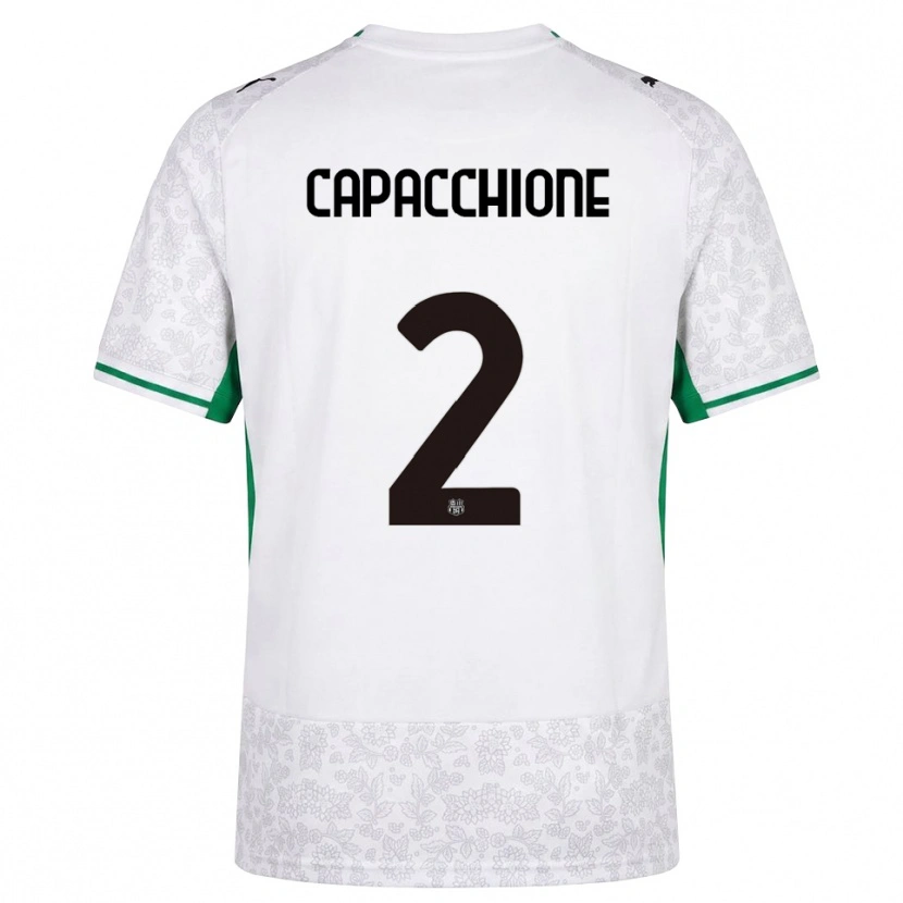Danxen Homem Camisola Cristian Capacchione #2 Verde Preto Branco Alternativa 2026/27 Camisa