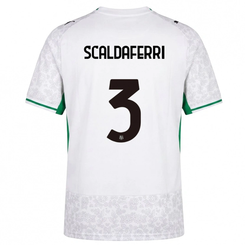 Danxen Homem Camisola Andrea Scaldaferri #3 Verde Preto Branco Alternativa 2026/27 Camisa