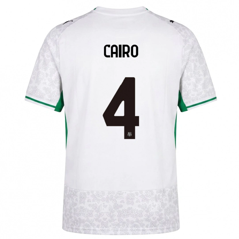 Danxen Homem Camisola Nicolas Cairo #4 Verde Preto Branco Alternativa 2026/27 Camisa