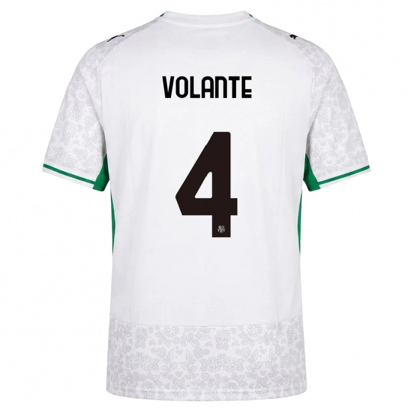Danxen Homem Camisola Giulio Volante #4 Verde Preto Branco Alternativa 2026/27 Camisa