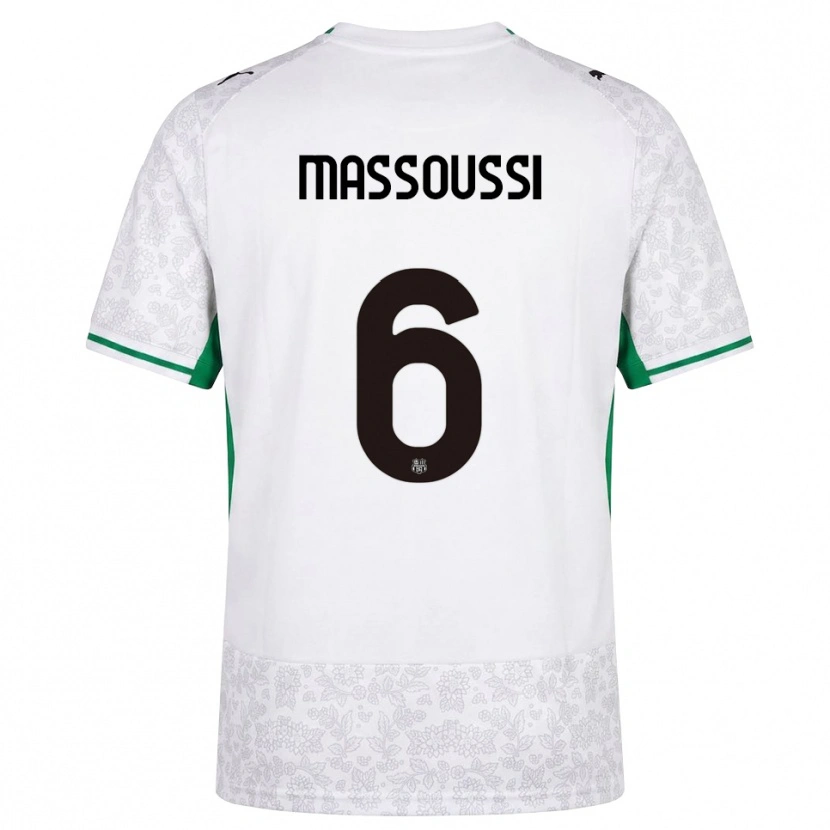 Danxen Homem Camisola Zaid Massoussi #6 Verde Preto Branco Alternativa 2026/27 Camisa