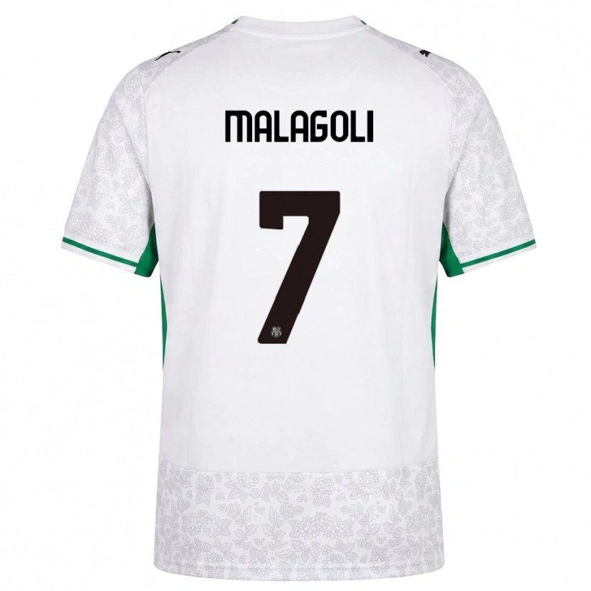 Danxen Homem Camisola Mattia Malagoli #7 Verde Preto Branco Alternativa 2026/27 Camisa