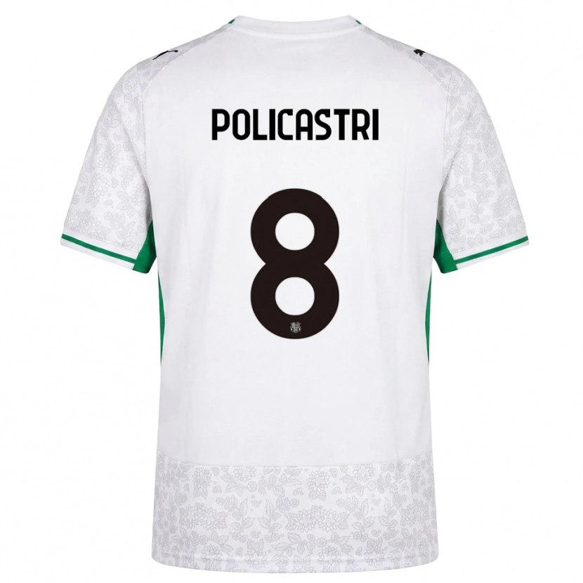 Danxen Homem Camisola Giuseppe Policastri #8 Verde Preto Branco Alternativa 2026/27 Camisa