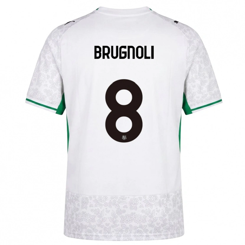 Danxen Homem Camisola Giuseppe Brugnoli #8 Verde Preto Branco Alternativa 2026/27 Camisa
