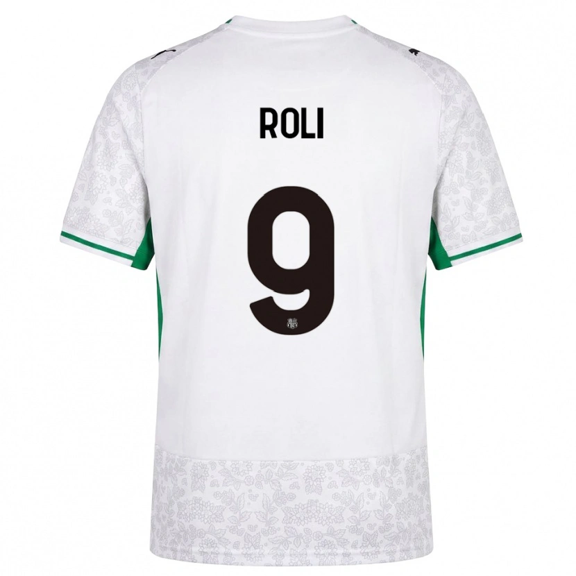 Danxen Homem Camisola Riccardo Roli #9 Verde Preto Branco Alternativa 2026/27 Camisa