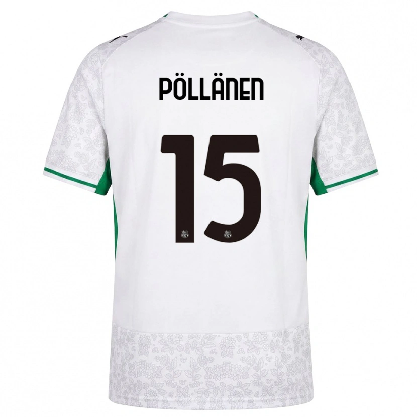 Danxen Homem Camisola Pharez Pöllänen #15 Verde Preto Branco Alternativa 2026/27 Camisa