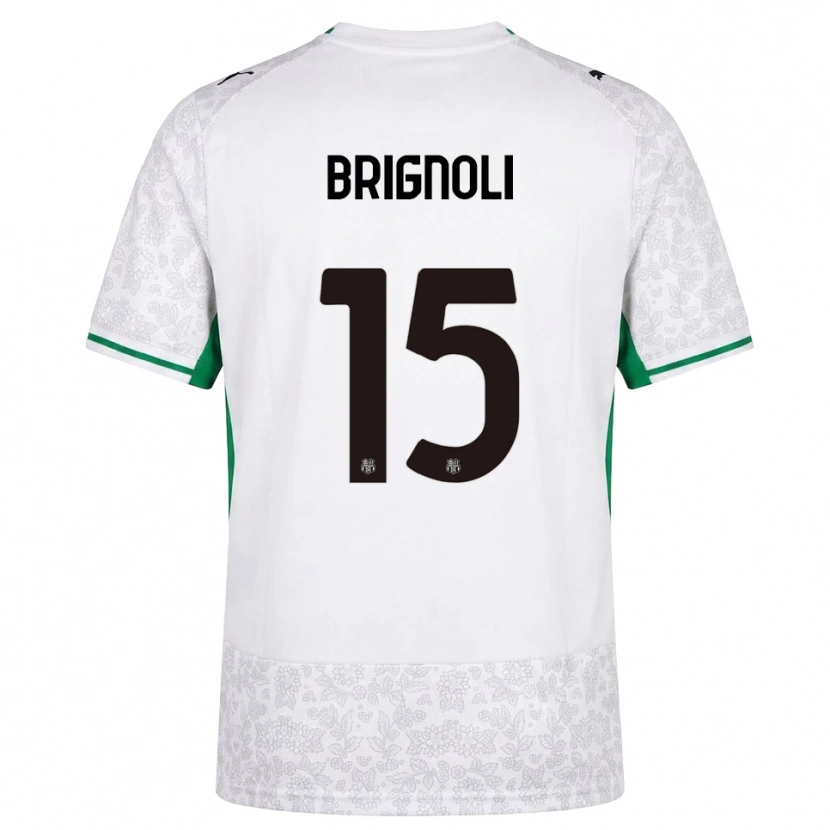 Danxen Homem Camisola Benedetta Brignoli #15 Verde Preto Branco Alternativa 2026/27 Camisa