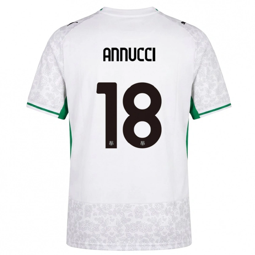 Danxen Homem Camisola Pietro Annucci #18 Verde Preto Branco Alternativa 2026/27 Camisa
