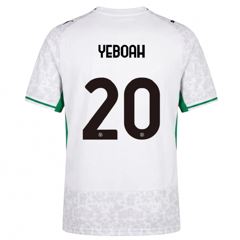 Danxen Homem Camisola Daniel Yeboah #20 Verde Preto Branco Alternativa 2026/27 Camisa