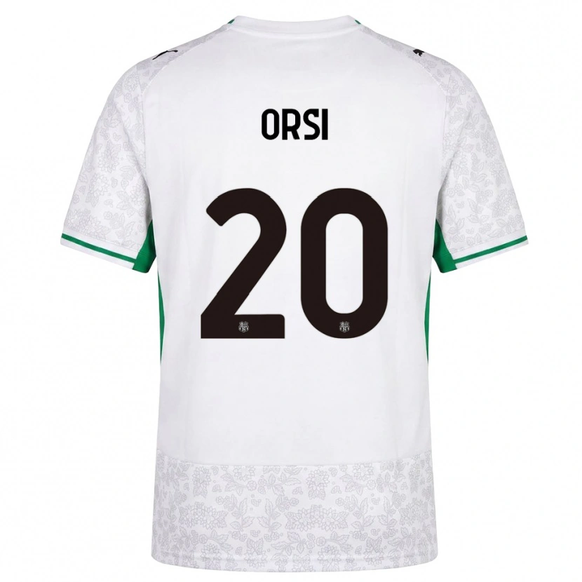 Danxen Homem Camisola Benedetta Orsi #20 Verde Preto Branco Alternativa 2026/27 Camisa