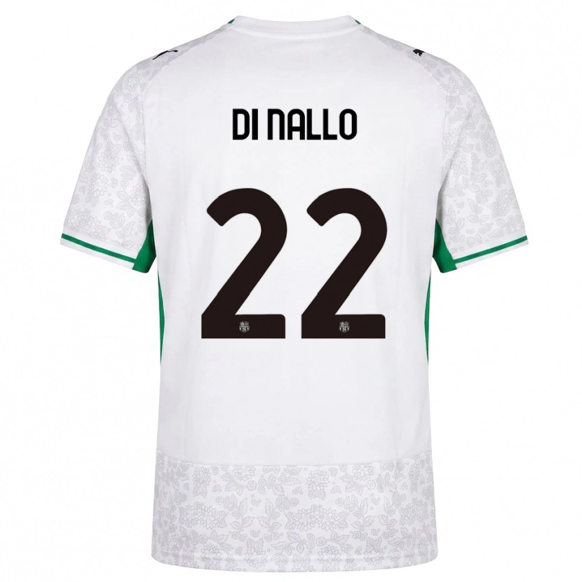 Danxen Homem Camisola Erica Di Nallo #22 Verde Preto Branco Alternativa 2026/27 Camisa