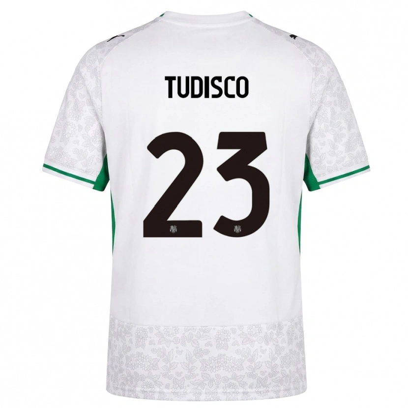 Danxen Homem Camisola Giorgia Tudisco #23 Verde Preto Branco Alternativa 2026/27 Camisa