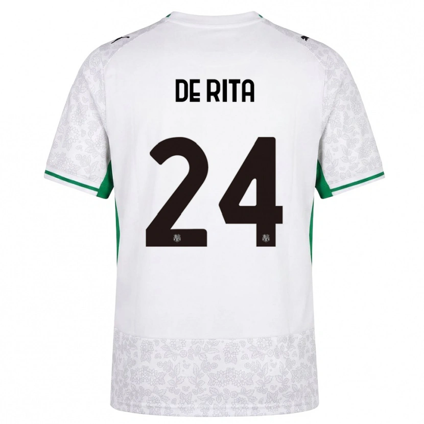 Danxen Homem Camisola Aurora De Rita #24 Verde Preto Branco Alternativa 2026/27 Camisa