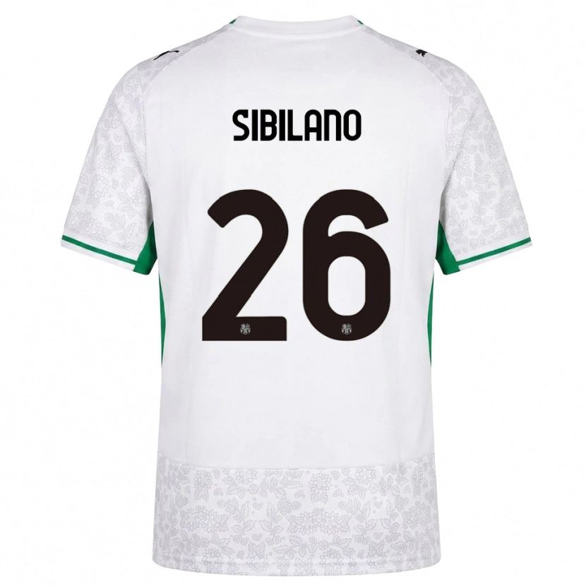 Danxen Homem Camisola Alessio Sibilano #26 Verde Preto Branco Alternativa 2026/27 Camisa