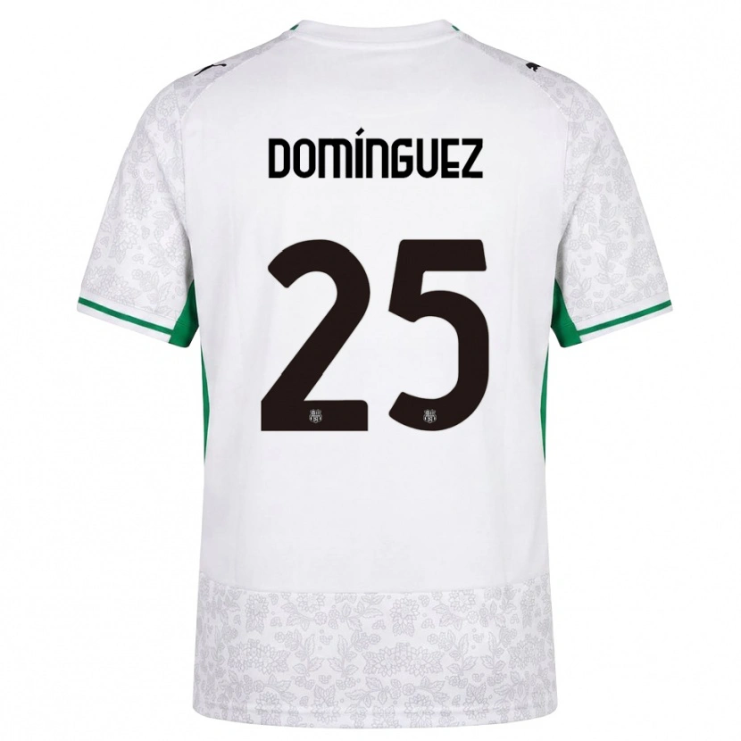 Danxen Homem Camisola Benja Domínguez #25 Verde Preto Branco Alternativa 2026/27 Camisa