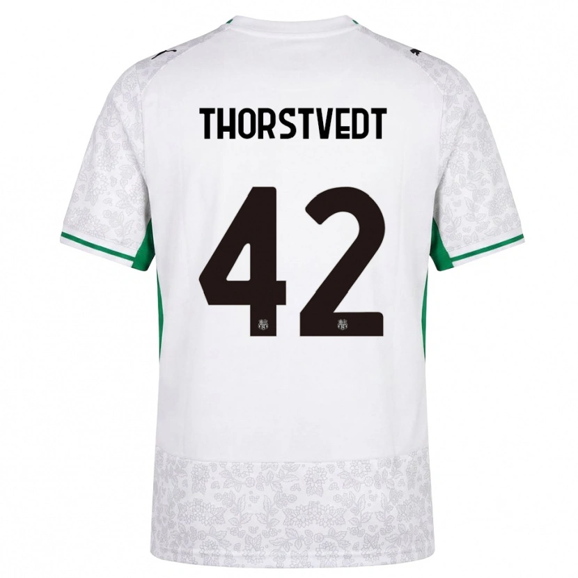 Danxen Homem Camisola Kristian Thorstvedt #42 Verde Preto Branco Alternativa 2026/27 Camisa