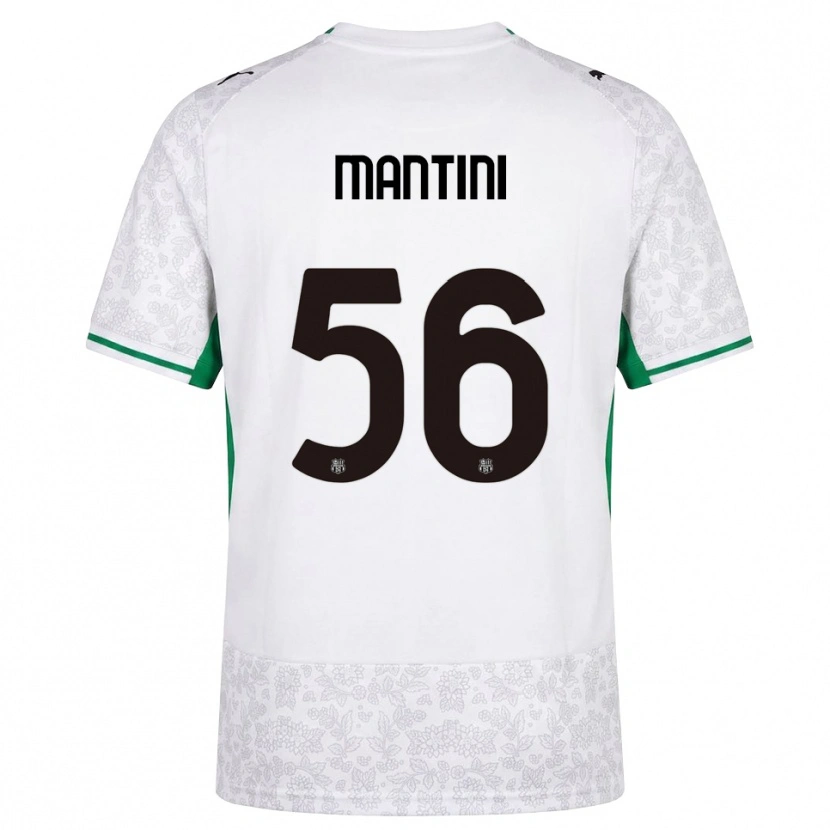 Danxen Homem Camisola Raffaele Mantini #56 Verde Preto Branco Alternativa 2026/27 Camisa