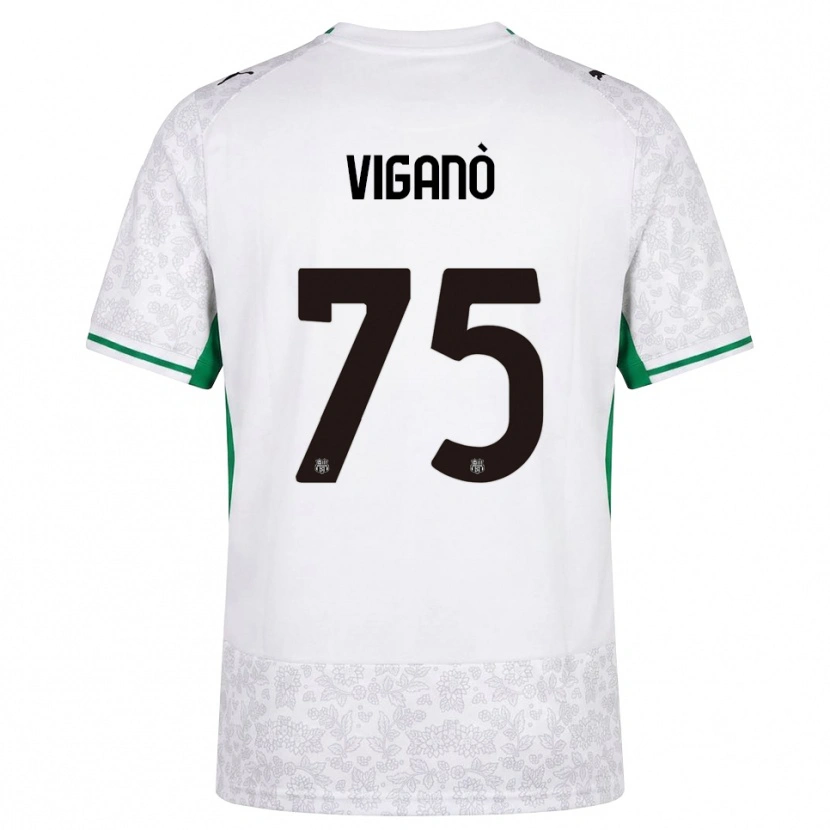 Danxen Homem Camisola Lorenzo Viganò #75 Verde Preto Branco Alternativa 2026/27 Camisa