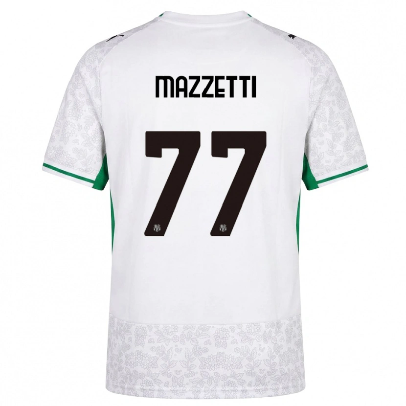 Danxen Homem Camisola Riccardo Mazzetti #77 Verde Preto Branco Alternativa 2026/27 Camisa