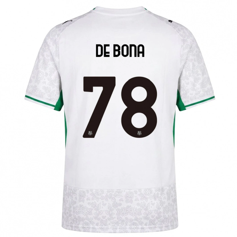 Danxen Homem Camisola Francesca De Bona #78 Verde Preto Branco Alternativa 2026/27 Camisa
