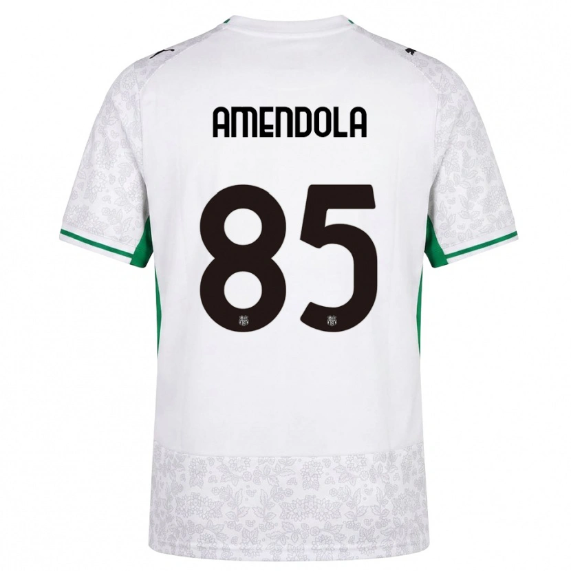 Danxen Homem Camisola Catello Amendola #85 Verde Preto Branco Alternativa 2026/27 Camisa