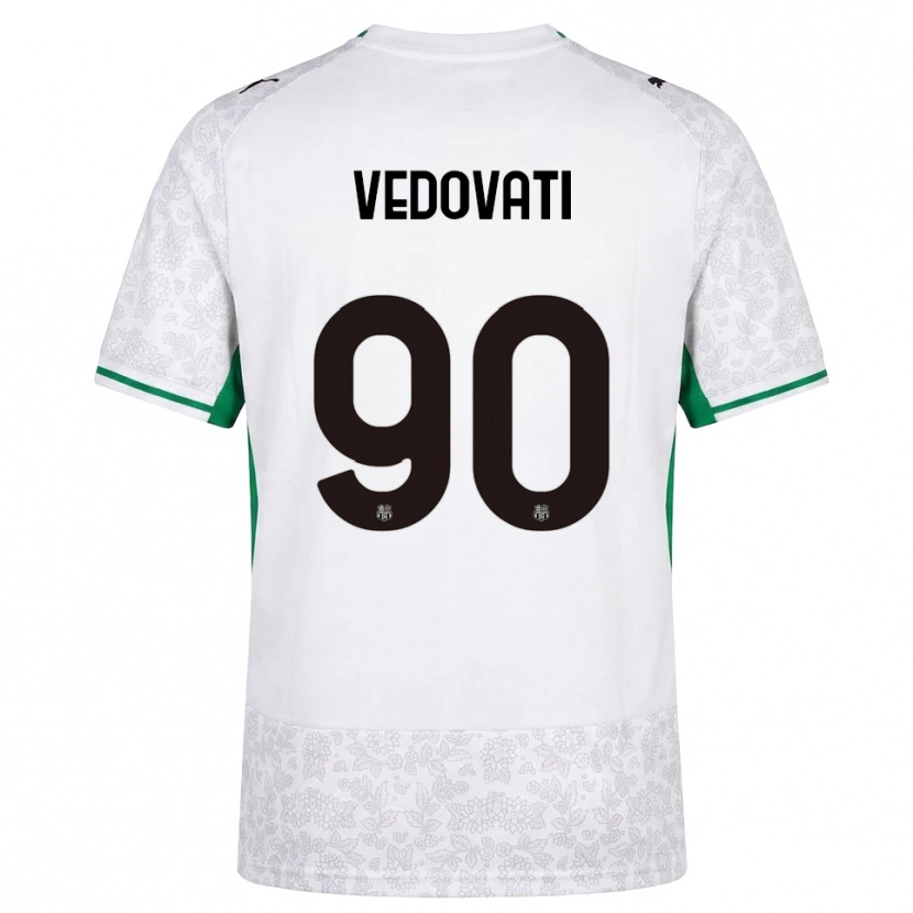 Danxen Homem Camisola Gabriele Vedovati #90 Verde Preto Branco Alternativa 2026/27 Camisa