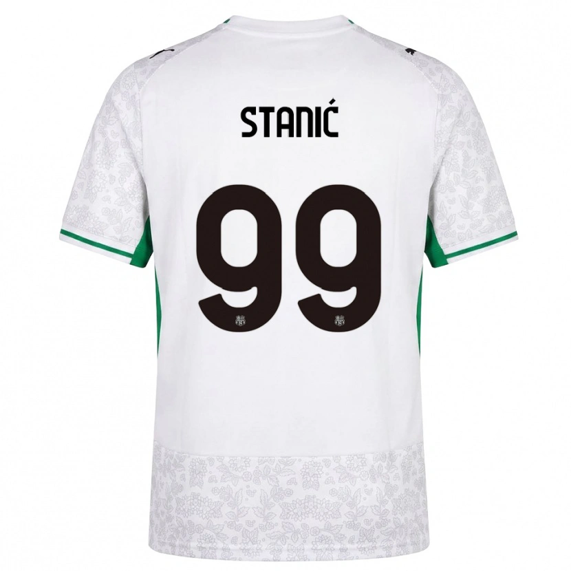 Danxen Homem Camisola Paulina Stanić #99 Verde Preto Branco Alternativa 2026/27 Camisa