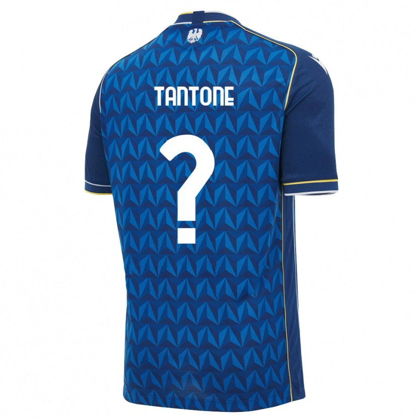 Danxen Homem Camisola Riccardo Tantone #0 Azul Real Branco Azul Alternativa 2026/27 Camisa