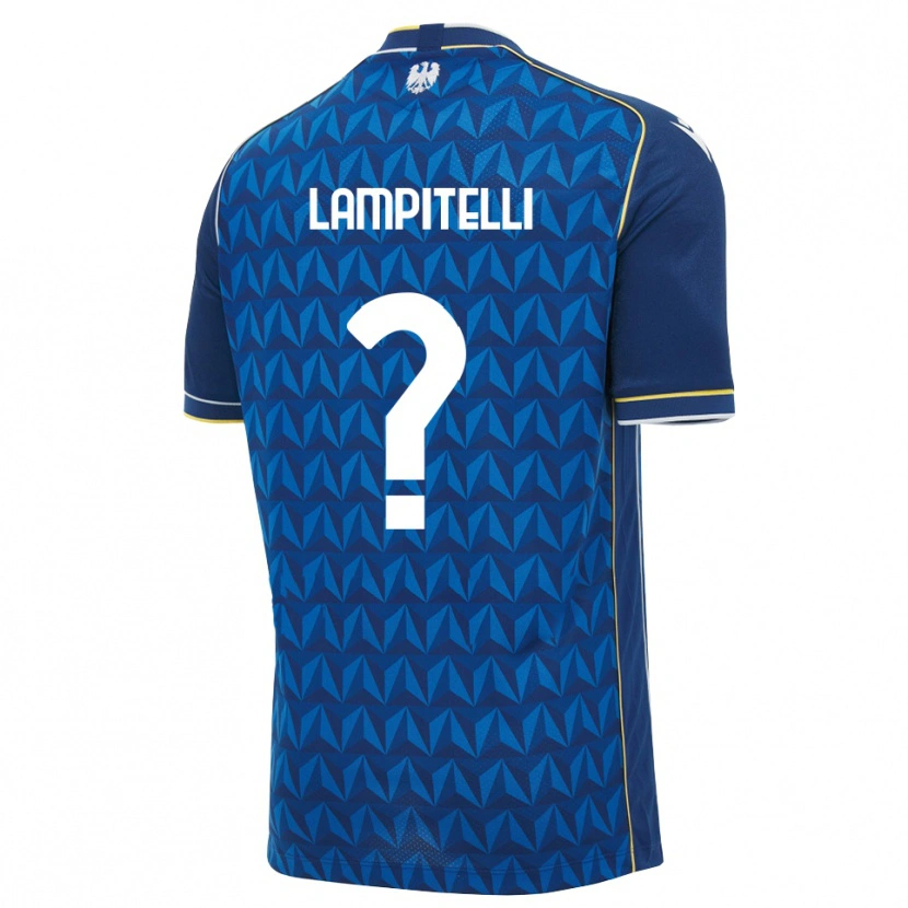 Danxen Homem Camisola Antonio Lampitelli #0 Azul Real Branco Azul Alternativa 2026/27 Camisa