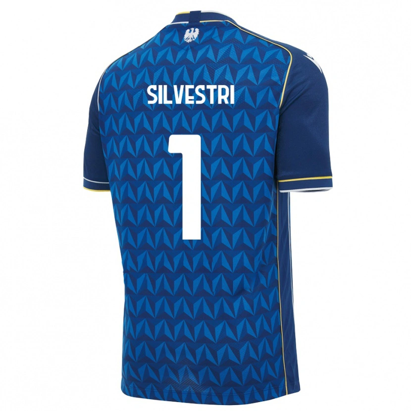 Danxen Homem Camisola Marco Silvestri #1 Azul Real Branco Azul Alternativa 2026/27 Camisa