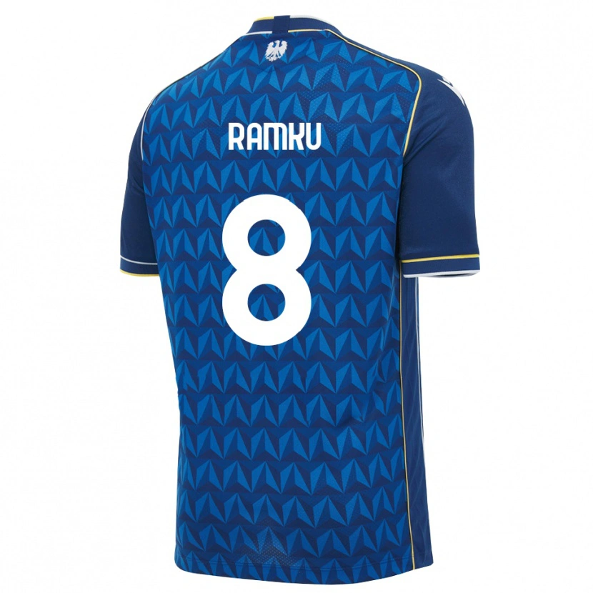 Danxen Homem Camisola Alex Ramku #8 Azul Real Branco Azul Alternativa 2026/27 Camisa