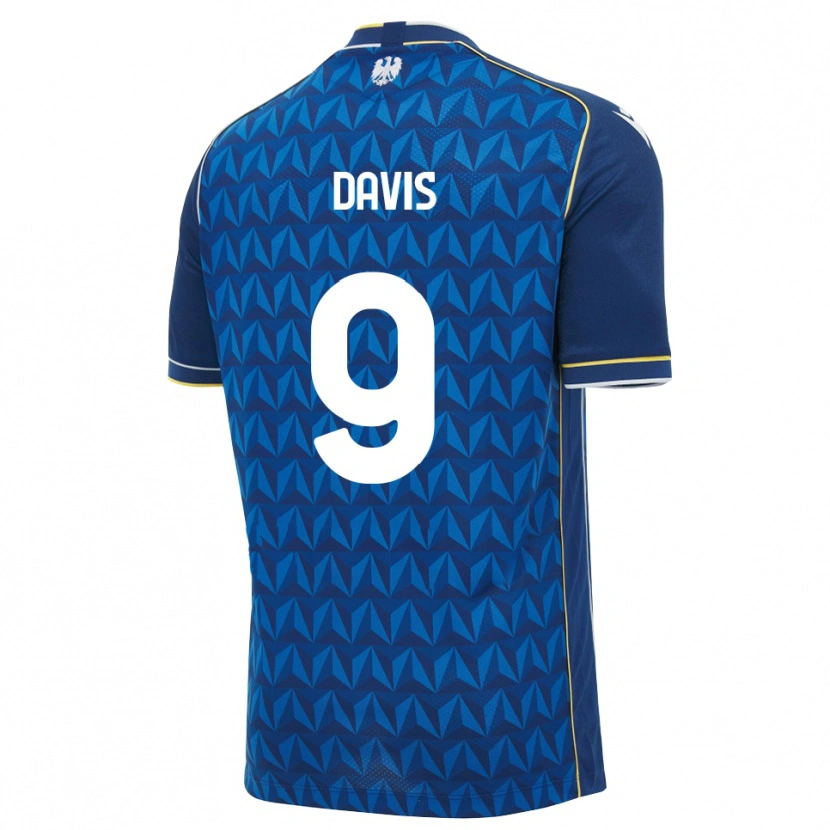 Danxen Homem Camisola Keinan Davis #9 Azul Real Branco Azul Alternativa 2026/27 Camisa