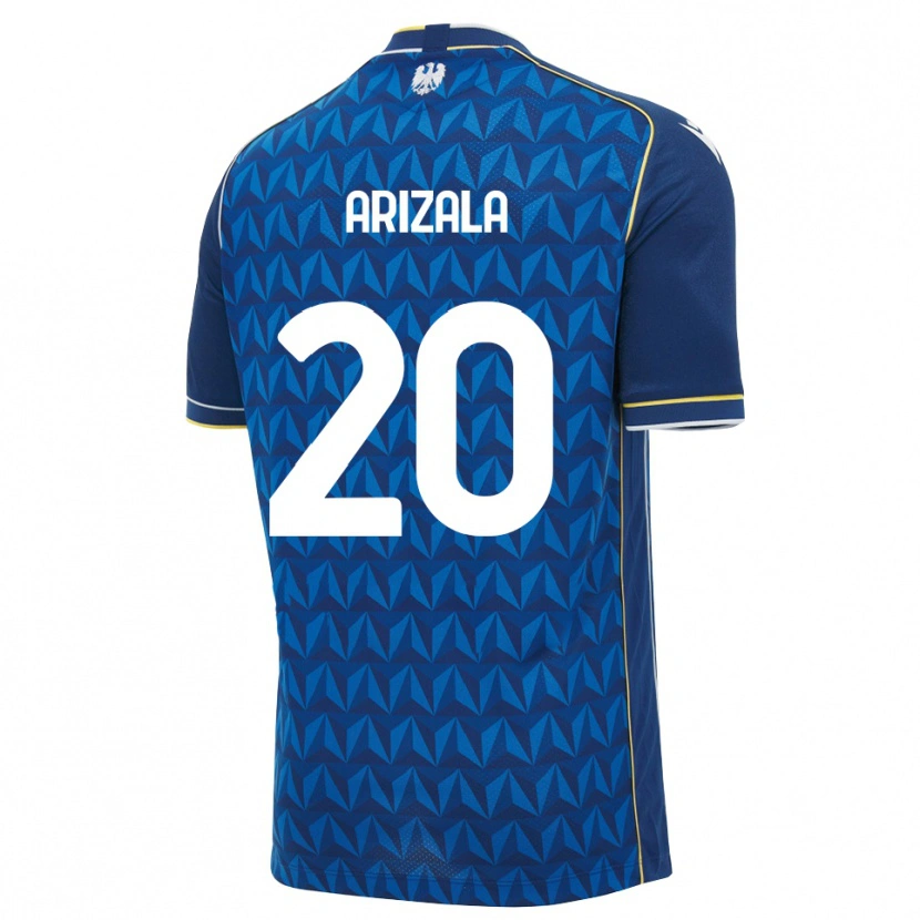 Danxen Homem Camisola Juan Arizala #20 Azul Real Branco Azul Alternativa 2026/27 Camisa