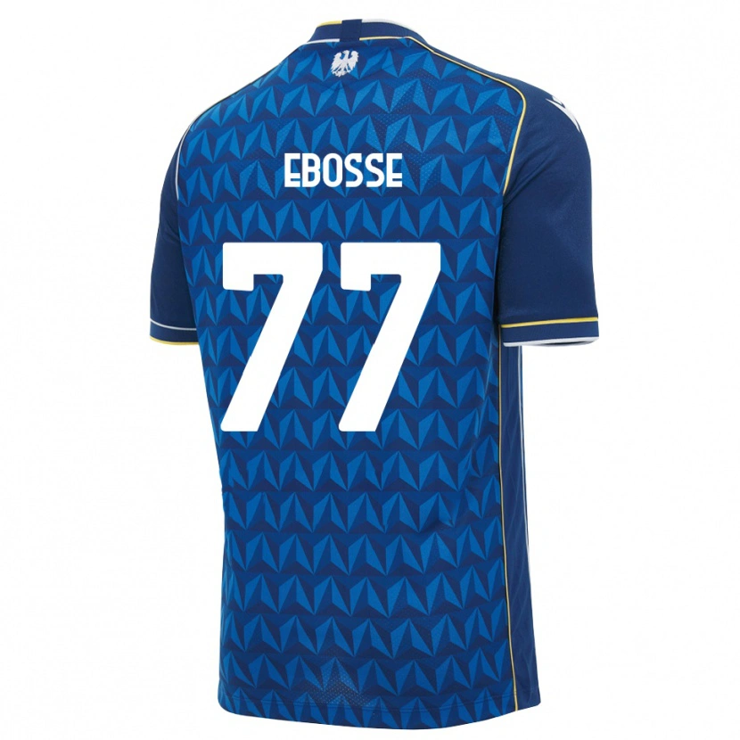 Danxen Homem Camisola Enzo Ebosse #77 Azul Real Branco Azul Alternativa 2026/27 Camisa
