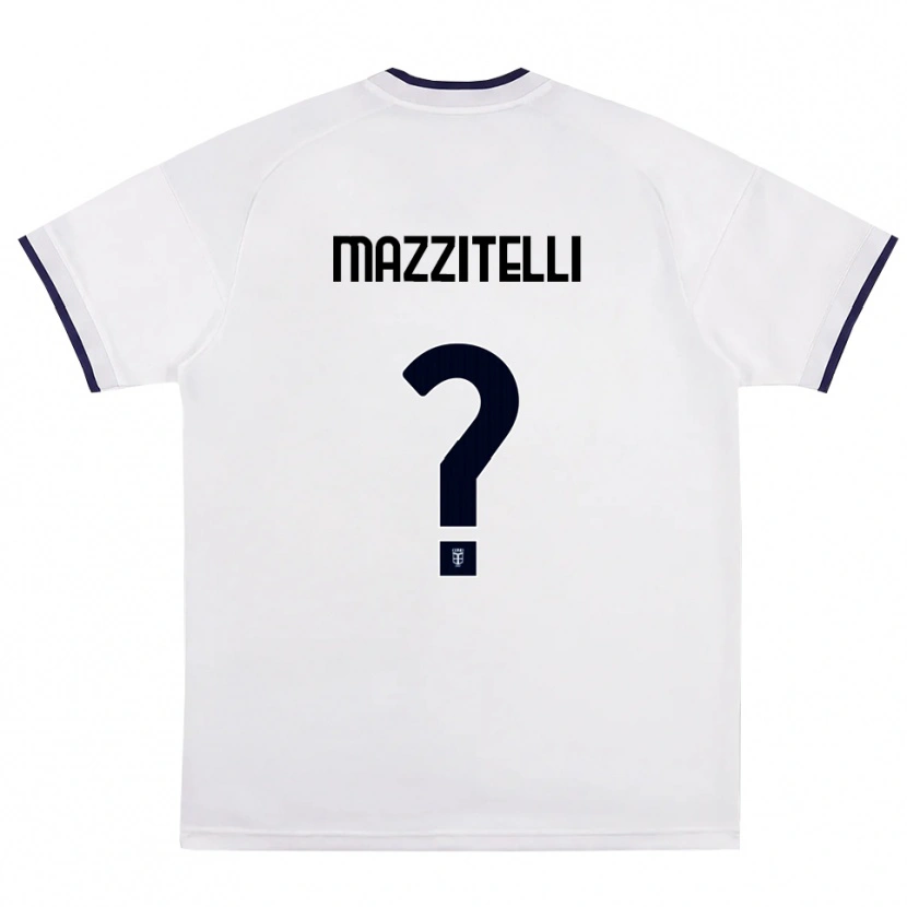Danxen Homem Camisola Luca Mazzitelli #0 Branco Vermelho Azul Real Alternativa 2026/27 Camisa