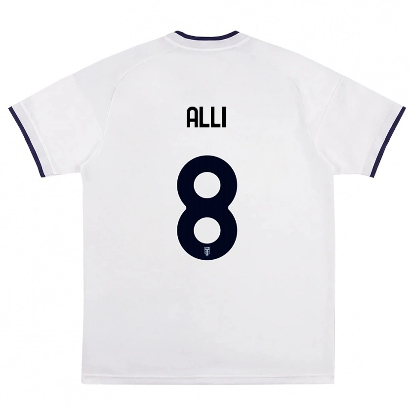Danxen Homem Camisola Dele Alli #8 Branco Vermelho Azul Real Alternativa 2026/27 Camisa