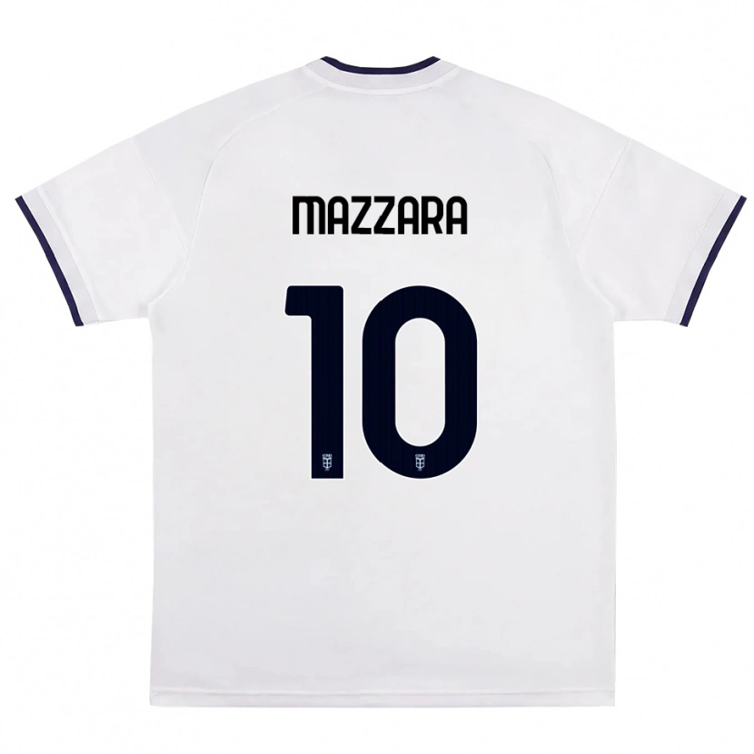 Danxen Homem Camisola Cristian Mazzara #10 Branco Vermelho Azul Real Alternativa 2026/27 Camisa