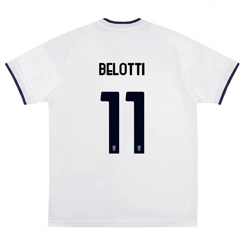 Danxen Homem Camisola Andrea Belotti #11 Branco Vermelho Azul Real Alternativa 2026/27 Camisa
