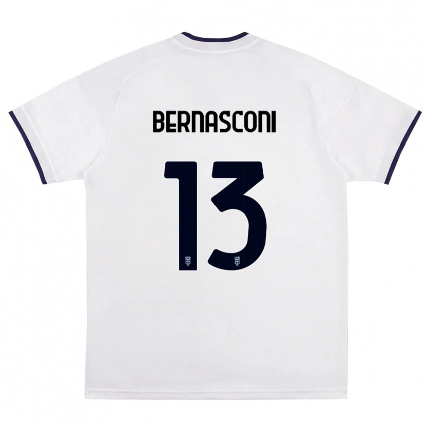 Danxen Homem Camisola Enea Bernasconi #13 Branco Vermelho Azul Real Alternativa 2026/27 Camisa