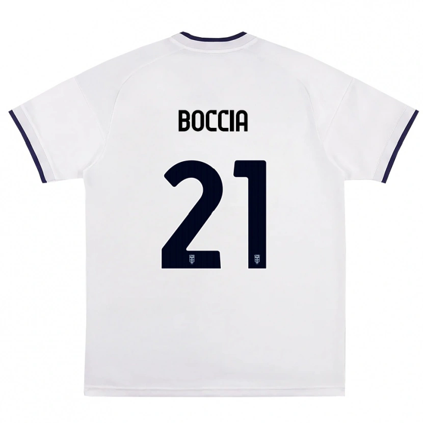 Danxen Homem Camisola Thomas Boccia #21 Branco Vermelho Azul Real Alternativa 2026/27 Camisa