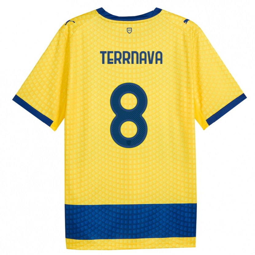 Danxen Homem Camisola Dren Terrnava #8 Amarelo Azul Preto Alternativa 2026/27 Camisa