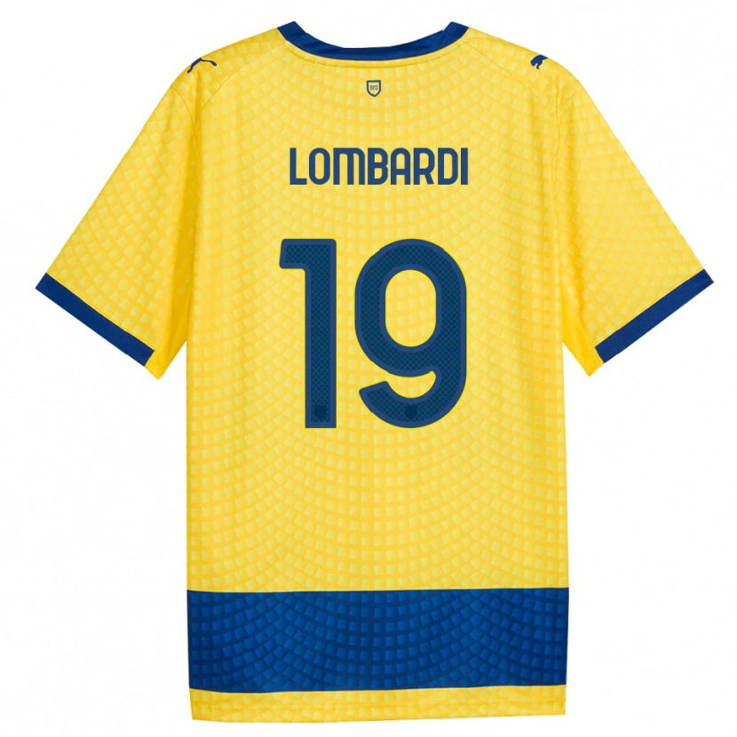 Danxen Homem Camisola Gabriel Lombardi #19 Amarelo Azul Preto Alternativa 2026/27 Camisa