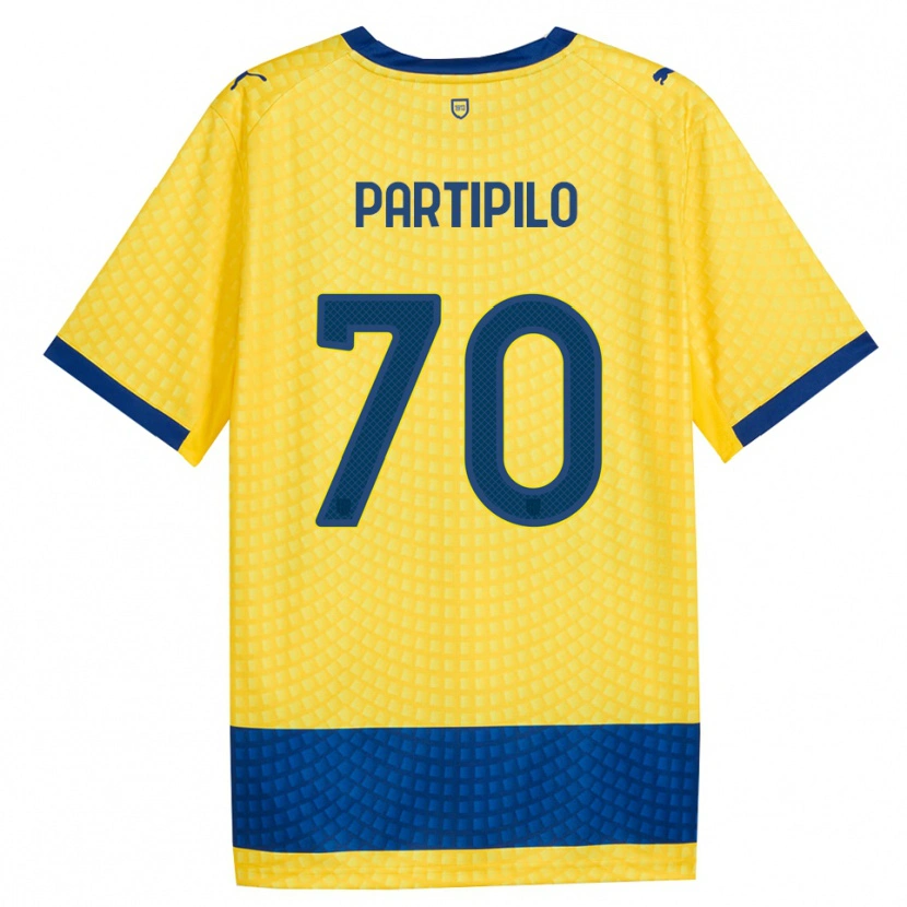 Danxen Homem Camisola Anthony Partipilo #70 Amarelo Azul Preto Alternativa 2026/27 Camisa