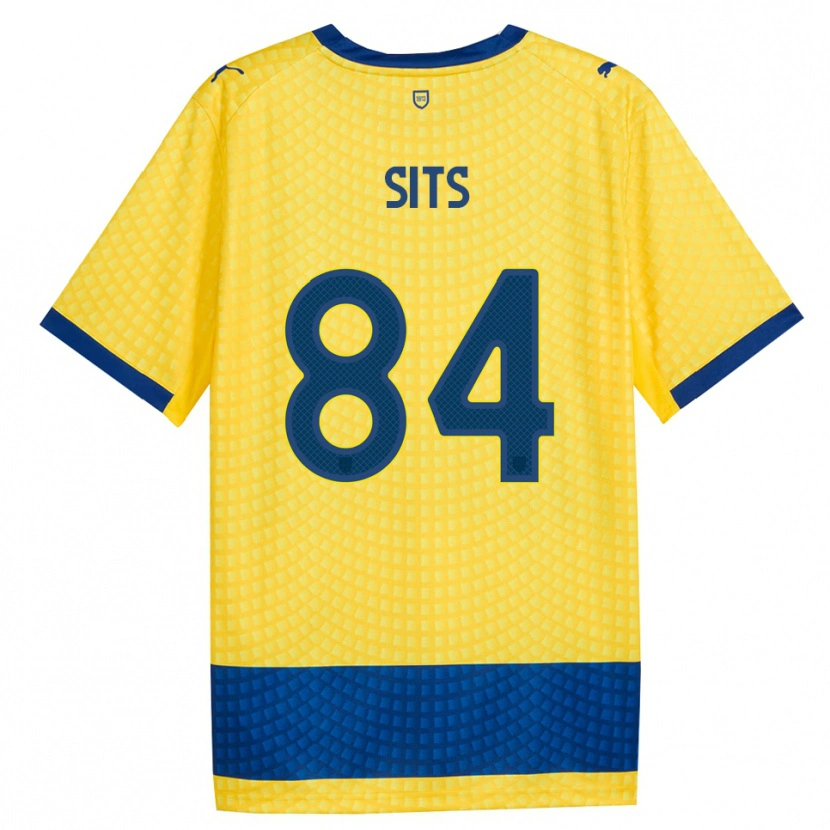 Danxen Homem Camisola Dario Sits #84 Amarelo Azul Preto Alternativa 2026/27 Camisa