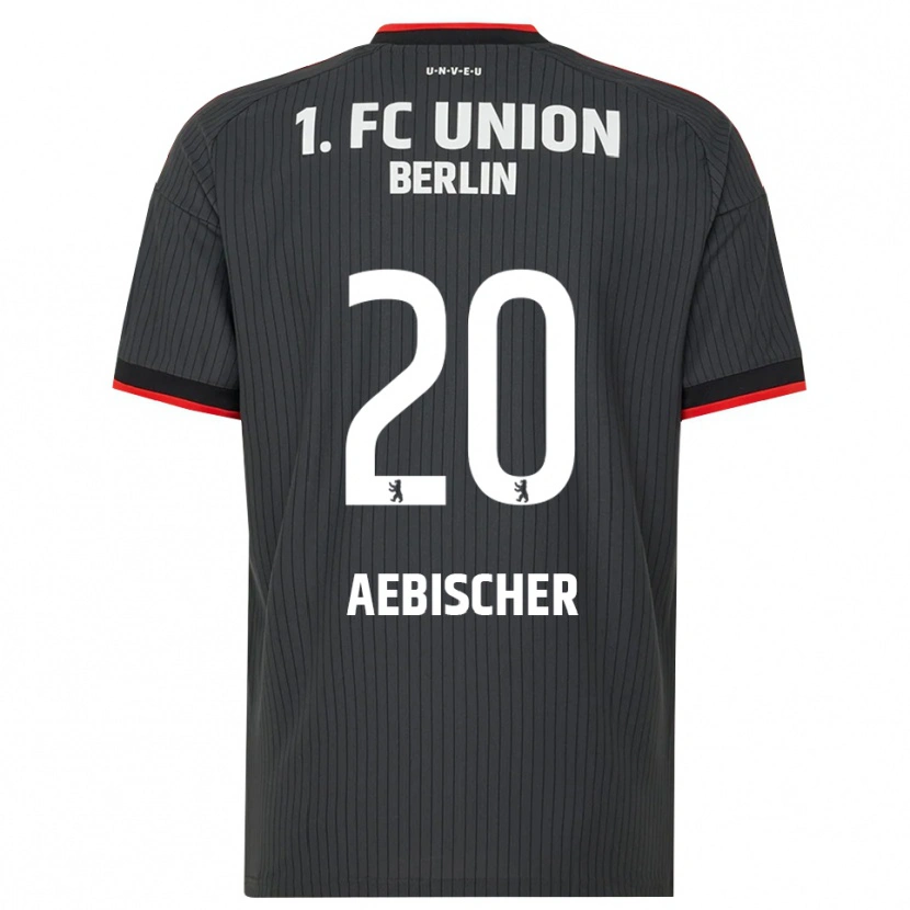 Danxen Homem Camisola Michel Aebischer #20 Preto Branco Vermelho Alternativa 2026/27 Camisa