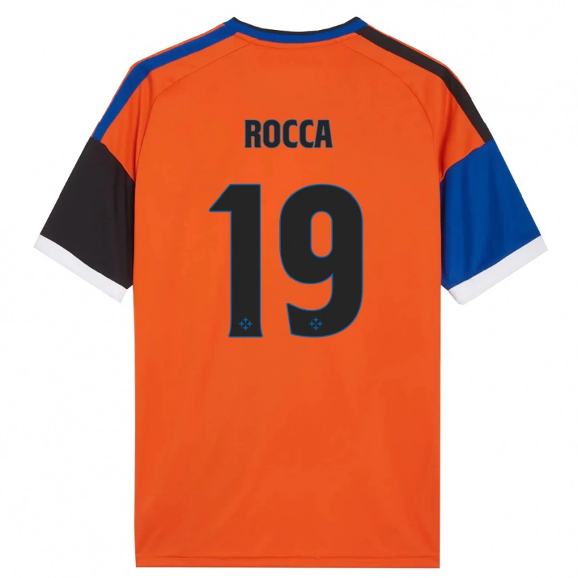Danxen Homem Camisola Lorenzo Rocca #19 Laranja Azul Preto Branco Alternativa 2026/27 Camisa