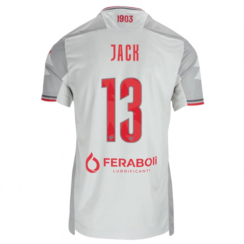 Danxen Homem Camisola Fellipe Jack #13 Cinza Branco Vermelho Alternativa 2026/27 Camisa